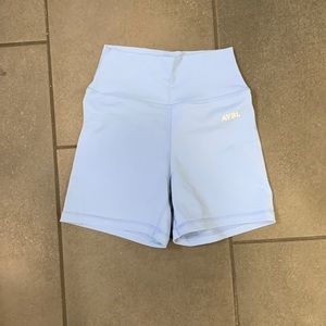 AYBL XS core shorts, light blue